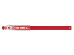 Długopis Pilot żelowy Kleer czerwony wymazywalny jednorazowy (cena za 1szt)