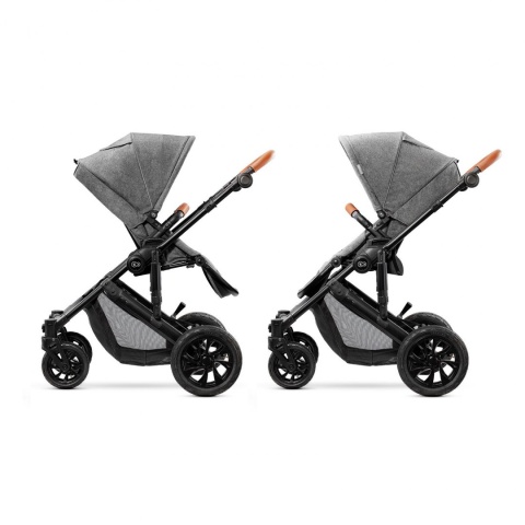 Kinderkraft Wózek Głęboko Spacerowy PRIME 2w1 Grey do 22 kg + Mommy Bag