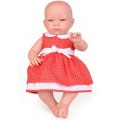 Sukienka dla lalki 35-45cm elizabeth - czerwona w kropki NENEKO