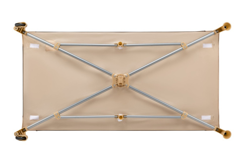 ADRIAA łóżeczko turystyczne Lionelo, kojec, moskitiera - Beige Stripes