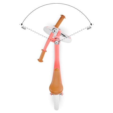 Kinderkraft Rowerek Biegowy Magnesium RAPID - Magic Coral