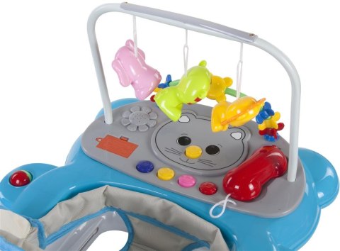 Chodzik kotek - niebiesko szary