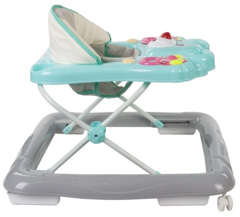 Chodzik miś - turkusowo - szary