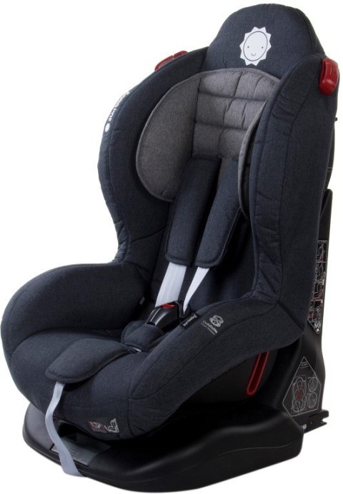 Fotelik samochodowy 9-25 kg szary ISOFIX