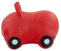 Skoczek samochód gumowy - czerwony