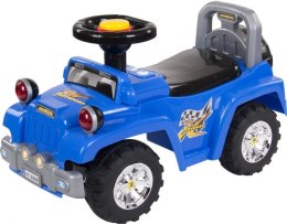 Jeździk Jeep ze światłami - niebieski