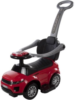 Jeździk pchacz chodzik dla dziecka z rączką i obejmą Sport car czerwony