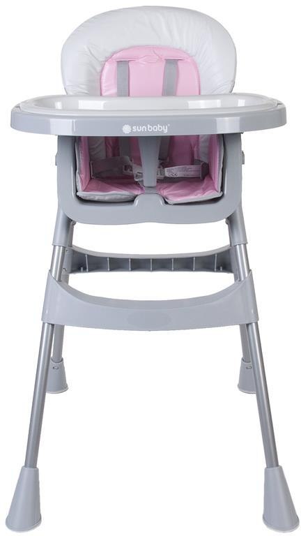 Krzesełko do karmienia Comfort Basic - różowe