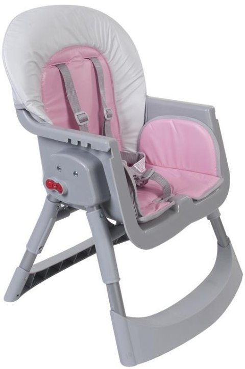 Krzesełko do karmienia Comfort Basic - różowe