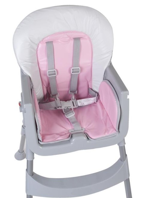 Krzesełko do karmienia Comfort Basic - różowe