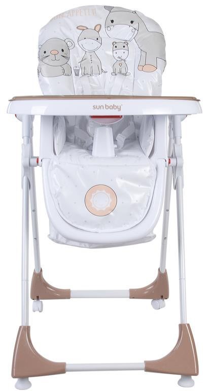 Krzesełko do karmienia Comfort Lux - morelowe