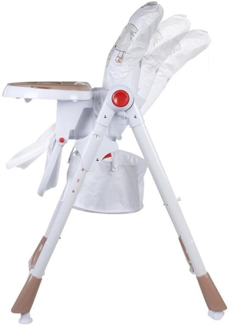 Krzesełko do karmienia Comfort Lux - morelowe