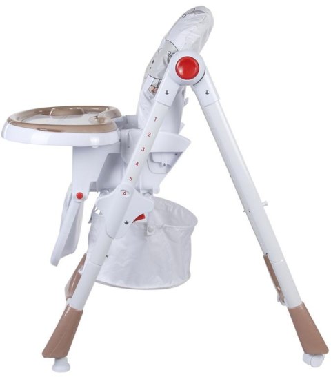 Krzesełko do karmienia Comfort Lux - morelowe