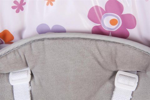 Krzesełko do karmienia Laura - różowe