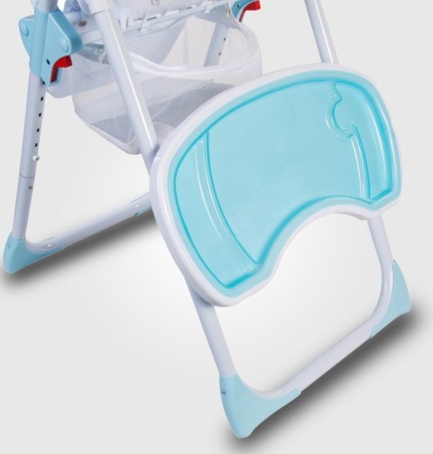 Krzesełko do karmienia - różowo błękitne