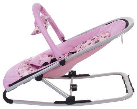 Leżaczek bujaczek Komfi Rose (różowy)