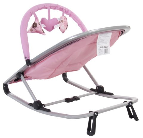 Leżaczek bujaczek Komfi Rose (różowy)