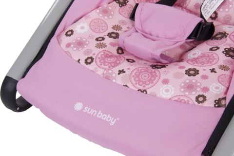 Leżaczek bujaczek Komfi Rose (różowy)