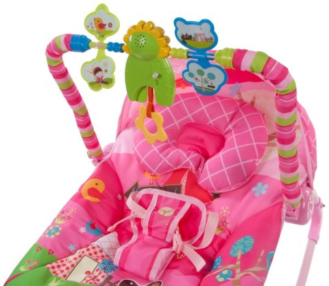 Leżaczek bujaczek - czerwony kapturek