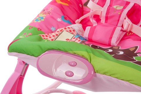 Leżaczek bujaczek - czerwony kapturek