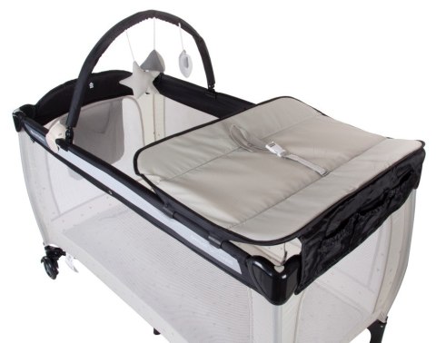 Łóżeczko turystyczne - beżowe