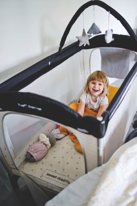 Łóżeczko turystyczne - beżowe