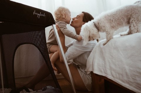 Łóżeczko turystyczne - kojec Onyx Black