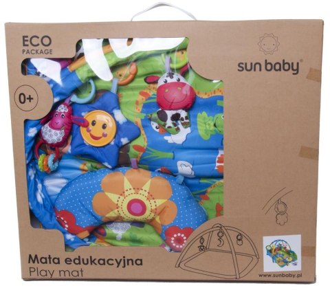 Mata/kojec z poduszką - łączka