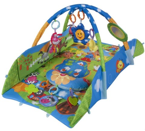 Mata/kojec z poduszką - łączka