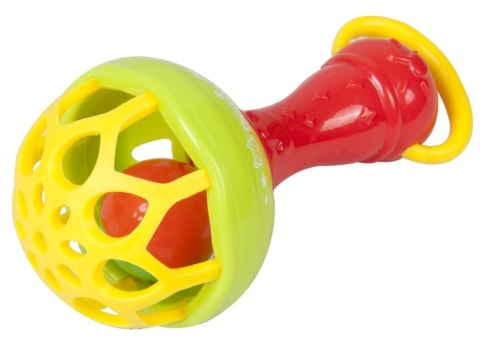 Grzechotka - gryzak marakas czerwony