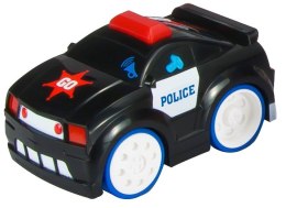 Zabawka interaktywne auto policji z odgłosem silnika - czarne