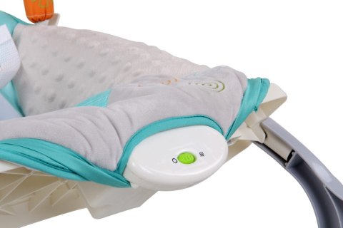 Leżaczek bujaczek „leśni przyjaciele"