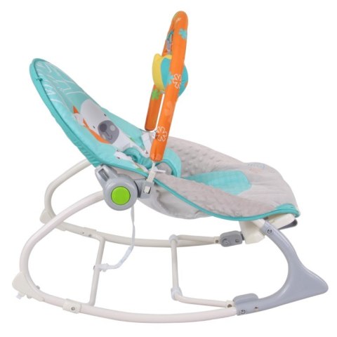 Leżaczek bujaczek „leśni przyjaciele"