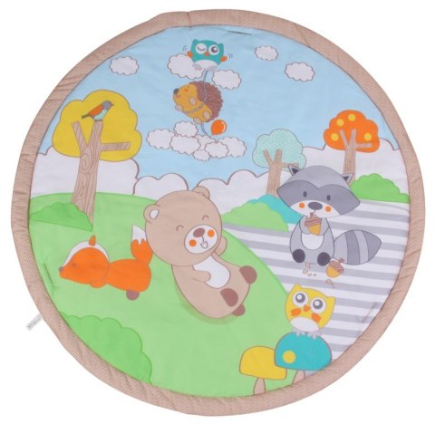 Mata edukacyjna dla niemowląt XXL z rzutnikiem i melodiami 110x110 cm