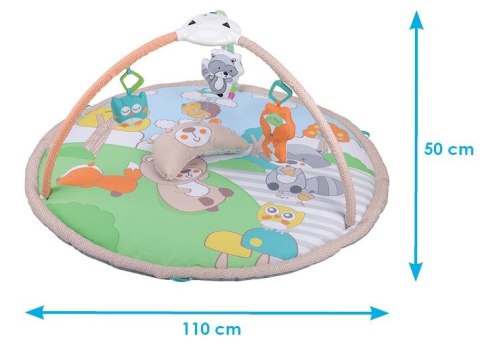 Mata edukacyjna dla niemowląt XXL z rzutnikiem i melodiami 110x110 cm