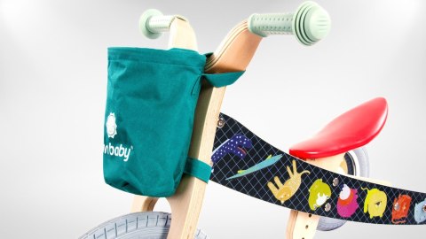 Rowerek biegowy drewniany 2w1 Twist Safari by Mamala.leo Black