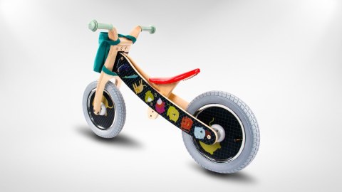 Rowerek biegowy drewniany 2w1 Twist Safari by Mamala.leo Black