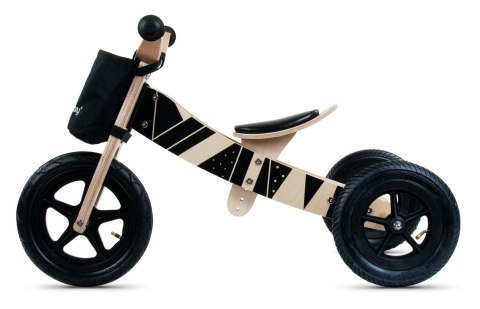 Rowerek biegowy drewniany 2w1 Twist Samoa black on Black Edition
