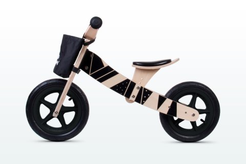 Rowerek biegowy drewniany 2w1 Twist Samoa black on Black Edition