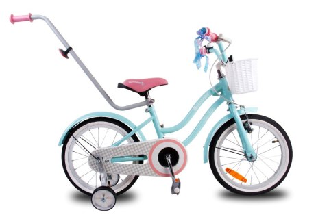 Rowerek dla dzieci 16" Star bike - turkusowy z różowym siodełkiem