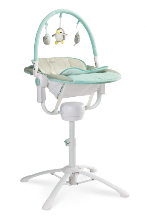 KIVI Caretero 3w1 krzesełko do karmienia funkcja leżaczka i huśtawki - BLUE