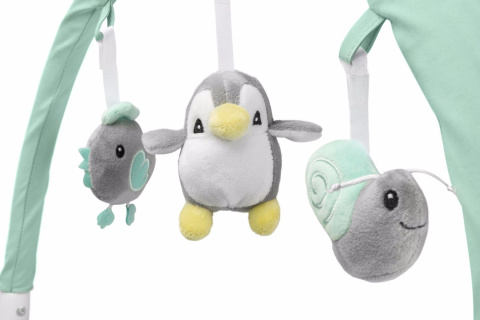 KIVI Caretero 3w1 krzesełko do karmienia funkcja leżaczka i huśtawki - BLUE