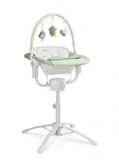 KIVI Caretero 3w1 krzesełko do karmienia funkcja leżaczka i huśtawki - MINT