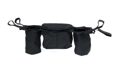 Organizer torba saszetka do wózka uchwyt na napoje butelkę granatowy