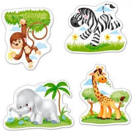 Puzzle 4w1 african animals