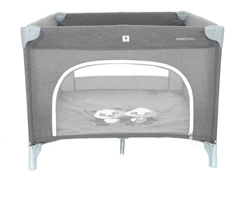 CONTI Coto Baby kojec turystyczny, otwierany bok - Grey