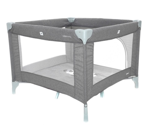 CONTI Coto Baby kojec turystyczny, otwierany bok - Jeans