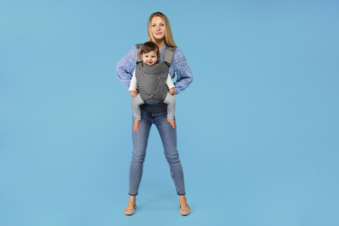 MARGAREET 3w1 Lionelo nosidełko ergonomiczne od 4m+ do 20kg - Wave