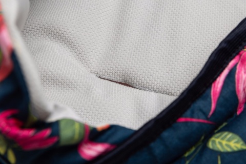 Sensillo Otulacz do fotelika Velvet - GRANATOWY KOLIBER