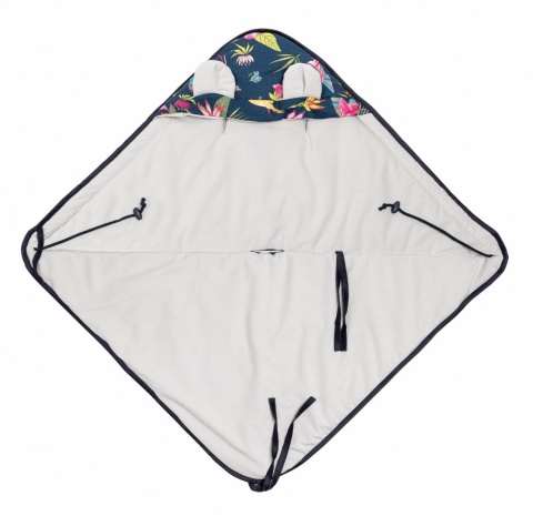 Sensillo Otulacz do fotelika Velvet - GRANATOWY KOLIBER